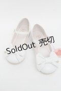 BABY,THE STARS SHINE BRIGHT / リルリボンシューズ M 白 S-25-06-19-1058-BA-SH-HR-ZS