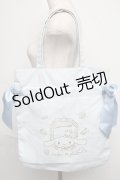 Maison de FLEUR / シナモロールトートバッグ  サックス S-25-06-19-1065-LO-BG-HR-ZS