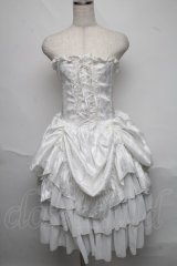 ATELIER PIERROT / バッスルコルセットドレス  白 S-25-06-19-1009-EL-SK-HR-ZS