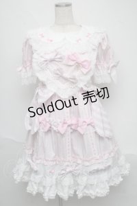 BABY,THE STARS SHINE BRIGHT / Patissiere Bonbon Ribbonワンピース  ピンク S-25-06-19-1011-BA-OP-HR-ZS