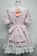 画像2: BABY,THE STARS SHINE BRIGHT / Patissiere Bonbon Ribbonワンピース  ピンク S-25-06-19-1011-BA-OP-HR-ZS (2)