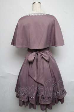 画像2: Amavel / Pretty Flowerケープワンピース  ラベンダー S-25-06-19-1013-CA-OP-AS-ZS