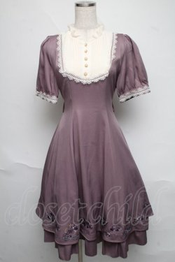 画像3: Amavel / Pretty Flowerケープワンピース  ラベンダー S-25-06-19-1013-CA-OP-AS-ZS