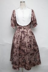 m petit by misako / トワルドジュイワンピース  ピンクベージュ S-25-06-19-1015-LO-OP-HR-ZS