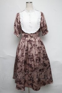 m petit by misako / トワルドジュイワンピース  ピンクベージュ S-25-06-19-1015-LO-OP-HR-ZS