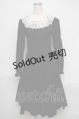 Moi-meme-Moitie / カトリーヌワンピース  黒 S-25-06-19-1019-MO-OP-AS-ZS