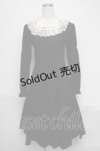 Moi-meme-Moitie / カトリーヌワンピース  黒 S-25-06-19-1019-MO-OP-AS-ZS