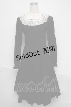 画像1: Moi-meme-Moitie / カトリーヌワンピース  黒 S-25-06-19-1019-MO-OP-AS-ZS