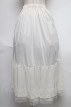画像1: axes femme / 選べる着丈レースペチスカート  オフ S-25-06-19-1022-AX-SK-AS-ZS