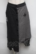 NieR Clothing / デニム変形スカート  グレー S-25-06-19-1025-PU-SK-HR-ZS