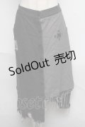 NieR Clothing / デニム変形スカート  グレー S-25-06-19-1025-PU-SK-HR-ZS