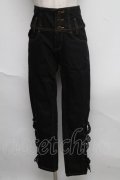 axes femme POETIQUE / ハイウエストデニムパンツ  黒 S-25-06-19-1033-AX-PA-AS-ZS