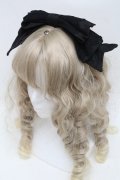LOLITA / リボンカチューシャ  黒 S-25-06-19-1036-LO-TO-AS-ZS