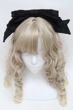 画像2: LOLITA / リボンカチューシャ  黒 S-25-06-19-1036-LO-TO-AS-ZS
