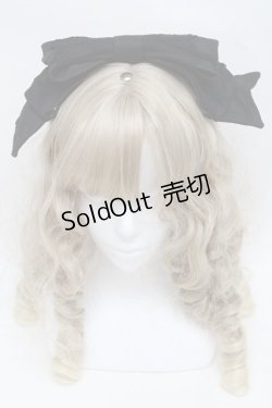 画像2: LOLITA / リボンカチューシャ  黒 S-25-06-19-1036-LO-TO-AS-ZS