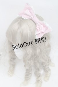 Angelic Pretty / ツインリボンカチューシャ  ピンク S-25-06-19-1038-AP-AC-AS-ZS