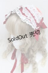 BABY,THE STARS SHINE BRIGHT / Creamy Ribbonヘッドドレス  エンジｘ白 S-25-06-19-1040-BA-AC-HR-ZS