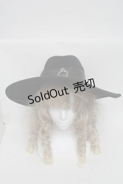 画像2: KILL STAR / ツバ広ハット  黒 S-25-06-19-1043-SL-AC-HR-ZS