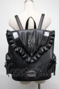 KILLSTAR / フリルリュック  黒 S-25-06-19-012-PU-BG-AS-ZS