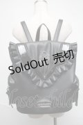 KILLSTAR / フリルリュック  黒 S-25-06-19-012-PU-BG-AS-ZS