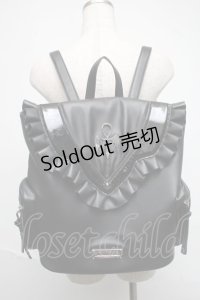 KILLSTAR / フリルリュック  黒 S-25-06-19-012-PU-BG-AS-ZS
