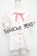 Angelic Pretty / Lovely Cherryブラウス  ピンク S-25-06-19-022-AP-BL-AS-ZS