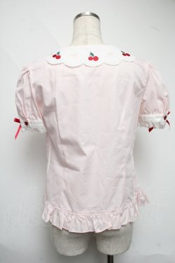 画像2: Angelic Pretty / Lovely Cherryブラウス  ピンク S-25-06-19-022-AP-BL-AS-ZS