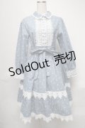 Favorite / ドットワンピース  サックス S-25-06-19-032-LO-OP-AS-ZS