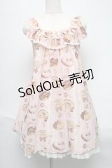 Angelic Pretty / Melty Creamドーナツラウンドジャンパースカート  ピンク S-25-06-19-033-AP-OP-AS-ZS