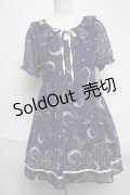 Fi.n.t / 月と星座のワンピース  紺 S-25-06-19-040-CA-OP-AS-ZS
