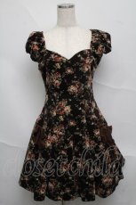 画像1: Mary Magdalene / アデリーヌワンピース・フルール  ブラウン S-25-06-20-038-CL-OP-AS-ZS (1)