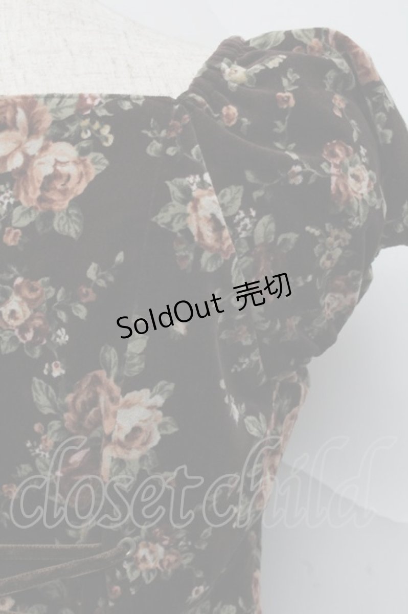 画像3: Mary Magdalene / アデリーヌワンピース・フルール  ブラウン S-25-06-20-038-CL-OP-AS-ZS (3)