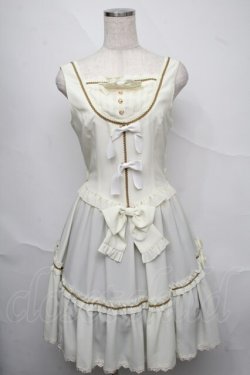 画像1: metamorphose / ペチコート付フリルジャンパースカート  オフ S-25-06-20-045-ME-OP-AS-ZS