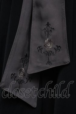 画像4: Ozz oneste / Fairy tale Roseジャンパースカート  黒 S-25-06-20-050-OO-OP-SZ-ZS