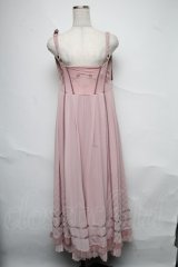 Ozz oneste / 薔薇刺繍ホルターオールインワン  ピンク S-25-06-20-055-OO-OP-SZ-ZS