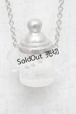 画像1: ALICE and the PIRATES / Milky starry baby bottleネックレス  シルバー S-25-06-20-007-PA-AC-HR-ZS