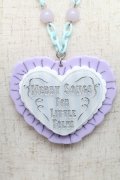 Angelic Pretty / MELODY TOYSハートネックレス（2020年）  ラベンダー S-25-06-20-008-AP-AC-AS-ZS