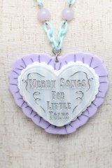 Angelic Pretty / MELODY TOYSハートネックレス（2020年）  ラベンダー S-25-06-20-008-AP-AC-AS-ZS