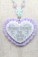 画像1: Angelic Pretty / MELODY TOYSハートネックレス（2020年）  ラベンダー S-25-06-20-008-AP-AC-AS-ZS (1)