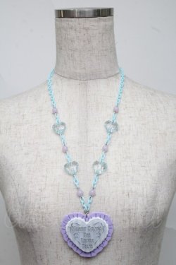 画像2: Angelic Pretty / MELODY TOYSハートネックレス（2020年）  ラベンダー S-25-06-20-008-AP-AC-AS-ZS