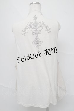 画像2: Rozen Kavalier / クロスストーンシフォン切替ジレ  オフ S-25-06-20-010-OO-TO-HR-ZS