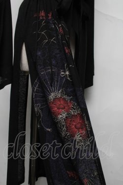 画像4: Ozz oneste / 着物風ロングカーディガン  黒 S-25-06-20-023-OO-TO-SZ-ZS