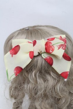 画像2: Angelic Pretty / Drained Cherryクリップ  イエロー S-25-06-20-003-AP-AC-AS-ZS