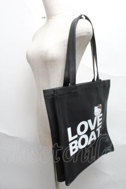 画像2: サンリオ / LOVEBOATトートバッグ  黒 S-25-06-21-012-EL-TS-HR-ZS