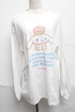 画像1: Candy Stripper / CINNAMOROLL L/S　Tee  白 S-25-06-21-015-PU-TO-AS-ZS