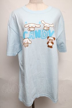 画像1: Candy Stripper / CINNAMOROLL WITH PEPE TEE  サックス S-25-06-21-020-PU-TO-AS-ZS
