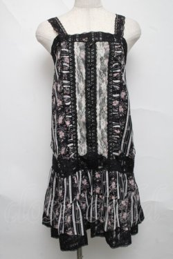 画像1: axes femme / ローズチュニック  黒 S-25-06-21-026-AX-TO-AS-ZS