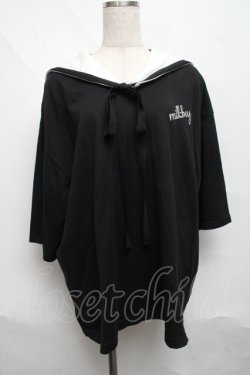 画像1: MILKBOY / セーラーTEE  黒ｘ白 S-25-06-21-028-MB-TO-AS-ZS