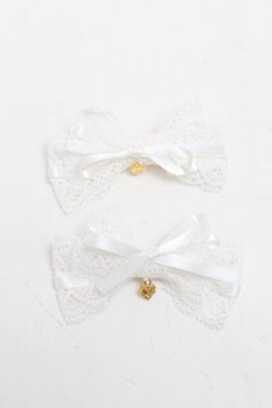 画像1: BABY,THE STARS SHINE BRIGHT / champetre fleurieレースクリップ  白 S-25-06-21-005-BA-AC-AS-ZS
