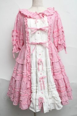 画像1: Angelic Pretty / Little Houseワンピース  ピンク S-25-06-21-039-AP-OP-HR-ZS